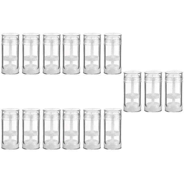 15 pcs Clear Deodorant Bottles Sub Bottles Empty Bottles