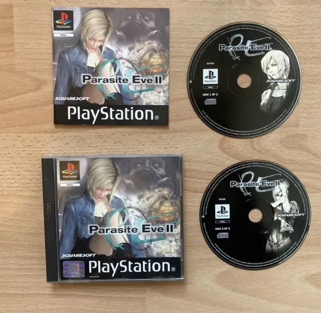 ps1 PARASITE EVE II 2 Game Sony Playstation PAL UK RELEASE