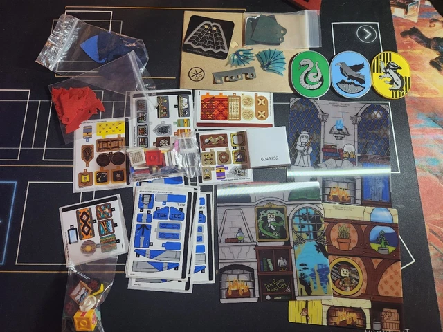 Lego lot of mini figure stickers and capes Lego lot of mini figure stickers and capes