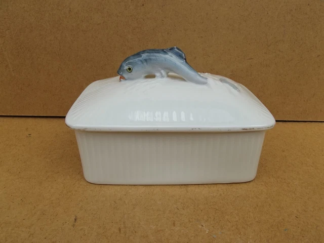 Boîte à Sardines Porcelaine Betoulle Et Legrand Limoges - France - Vintage