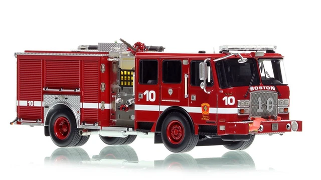 Fire Replicas 1/50 Boston FD 2017 E-One Typhoon Engine 10 FINANCIAL DISTRICT New