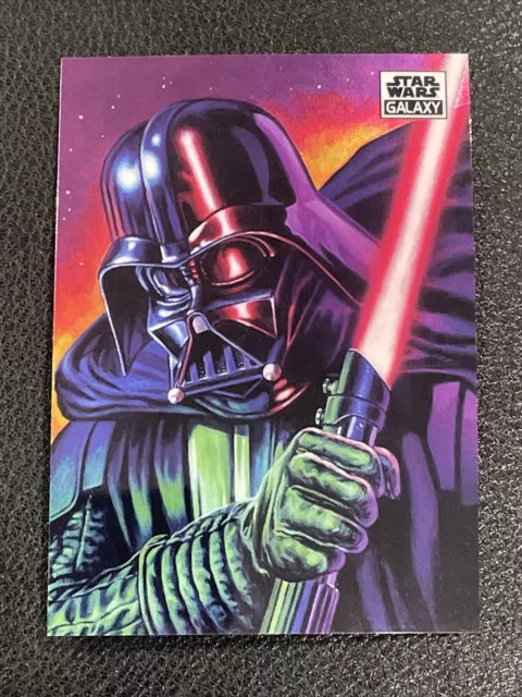 2021 Topps Chrome Star Wars Galaxy Card The Darkest Lord #69 Base Darth Vader
