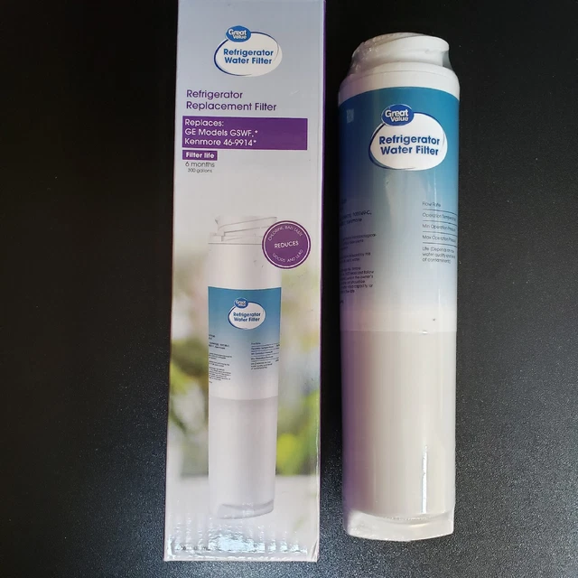 REFRIGERATOR WATER FILTER Replacement for GE Model GSWF & Kenmore 46