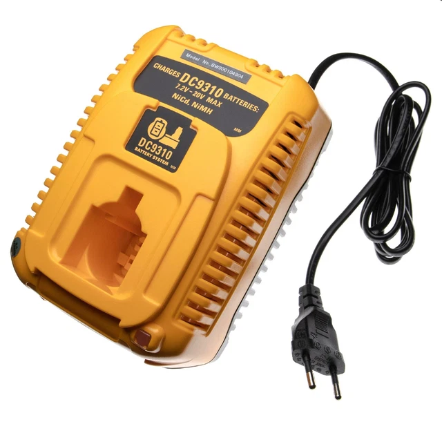 Alimentatore/caricabatteria 12V Di Ricambio Per Black & Decker A9252 - Marca TopCharger, Cavo Lungo 120 Cm, Spedito Dalla Francia