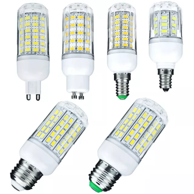 E27 E14 E12 9W 15W 18W 25W LED Maïs Ampoule 5730 SMD Blanc Lampes Ultra Lumineux