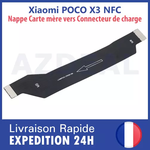 Pour Xiaomi Poco X3 NFC nappe câble carte mère vers connecteur de charge flex