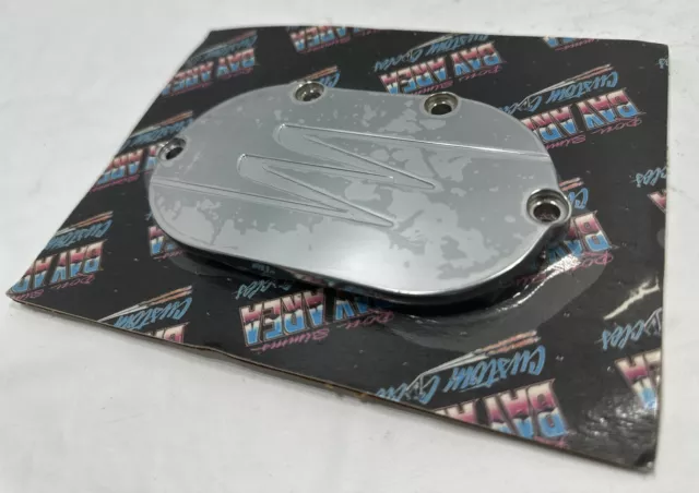 Ron Simms Bacc Harley 5Spd Transmission Rt Side Cover Chrome Scallop Fxr Softail
