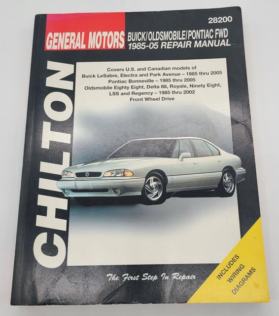 CHILTON AUTO REPAIR Manual 28200 GM Bonneville Eighty Eight 88 LeSabre