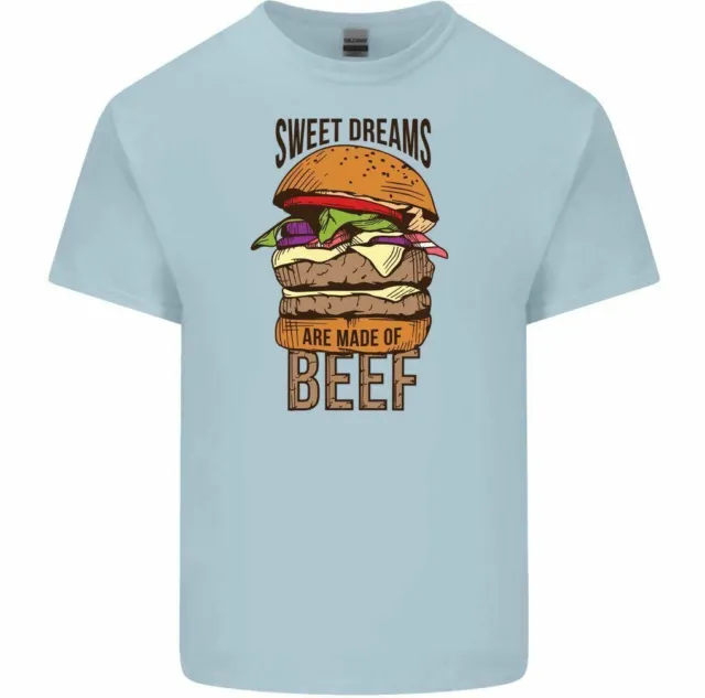 T-shirt divertente da uomo Food Sweet Dreams Are Made of Beef chef cucina barbecue 5