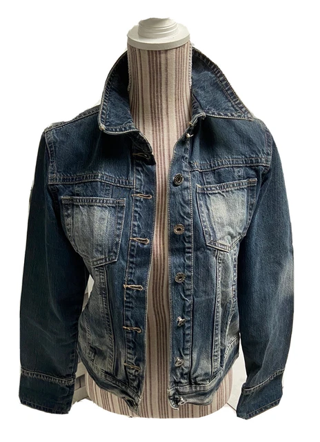 Blouson en sales jean femme kiabi