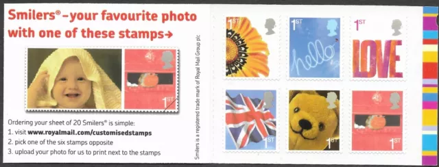 Gb 2005 Smilers Booklet (Sg Qa1) Containing Sg 2567-72