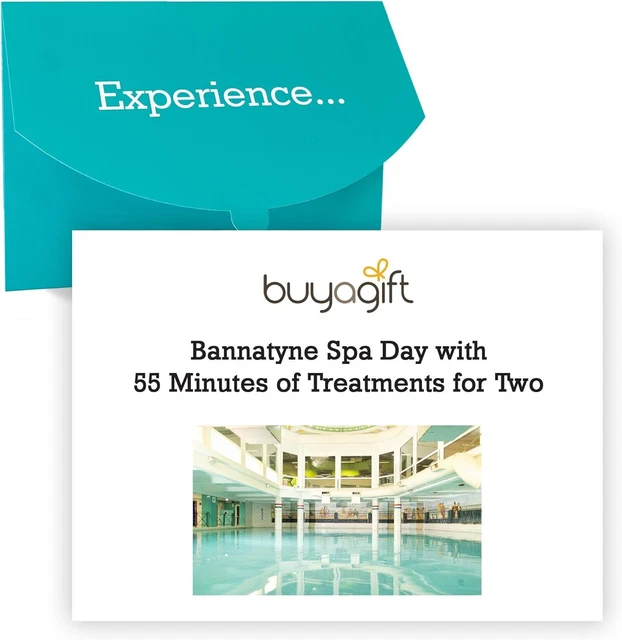 Buyagift Bannatyne Spa Day With 55min Treatment & Facilities Access for Two