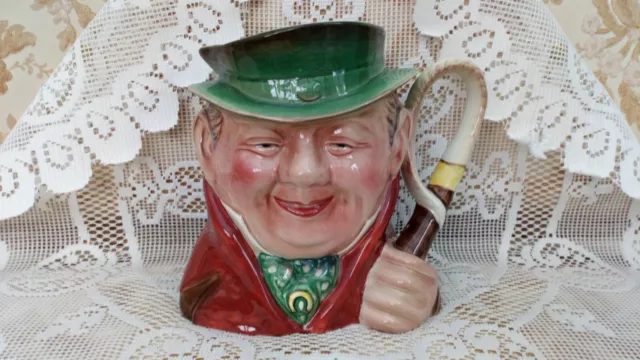 VINTAGE BESWICK WARE TONY WELLER No. 281 LARGE OVERSIZED CHARACTER TOBY JUG