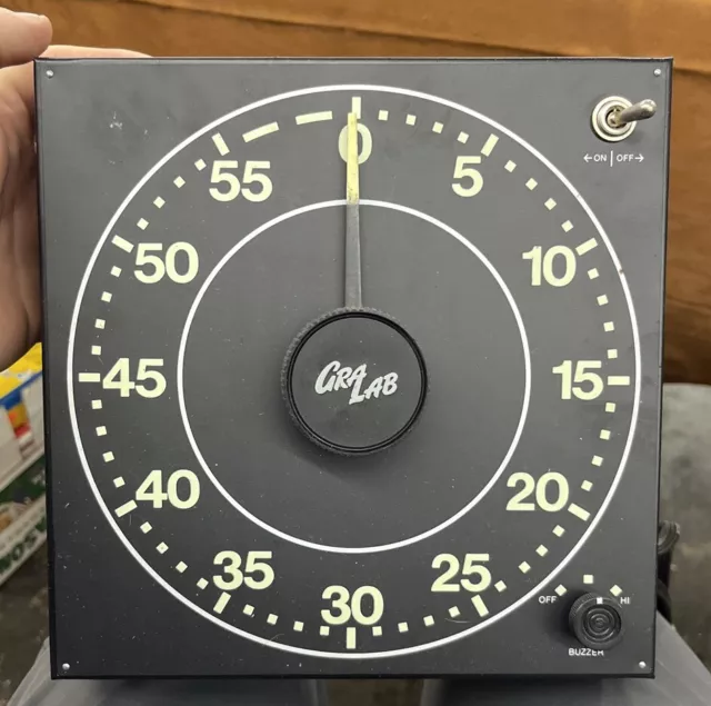 Gralab Model 310 Luminous Dial Darkroom Timer.