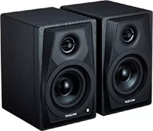 TASCAM VL-S3BT Two-Way Powered Monitor Speaker, Pair, Built-in Amplifier