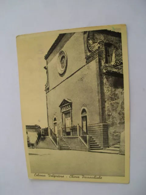 Foggia - Celenza Valfortore Chiesa Parrocchiale - spedita f. g. 1954