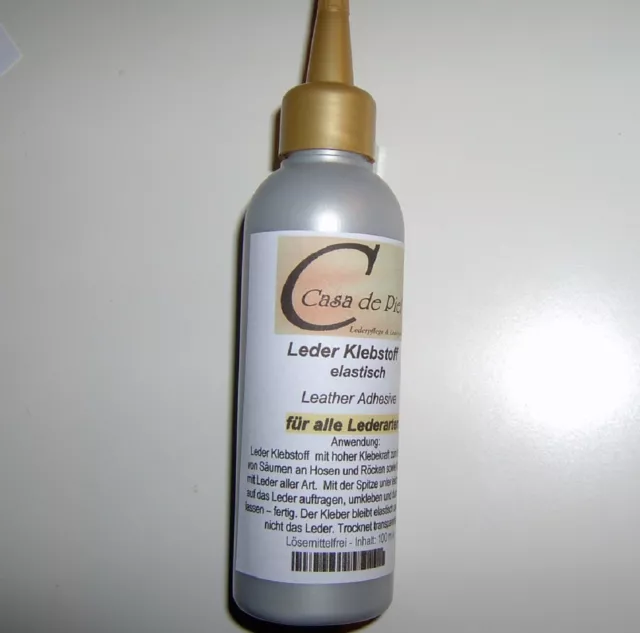 CDP LEDERKLEBER Leder Reparatur Kleber Klebstoff für alle Lederarten -   100ml 2