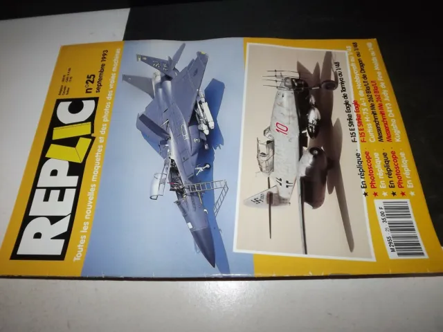 ** Revue REPLIC n°25 F 15 E Strike Eagle / Messerschmitt Me 262 B1a U1