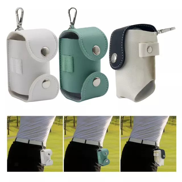 Club Ball Pouch Belt Waist Bag Waterproof Hook Clip Storage Case Tee Holder