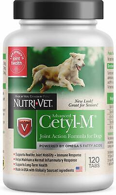 Advanced Cetyl M Joint  Arthritis Relief Formula for Dogs 120Chewa tablets