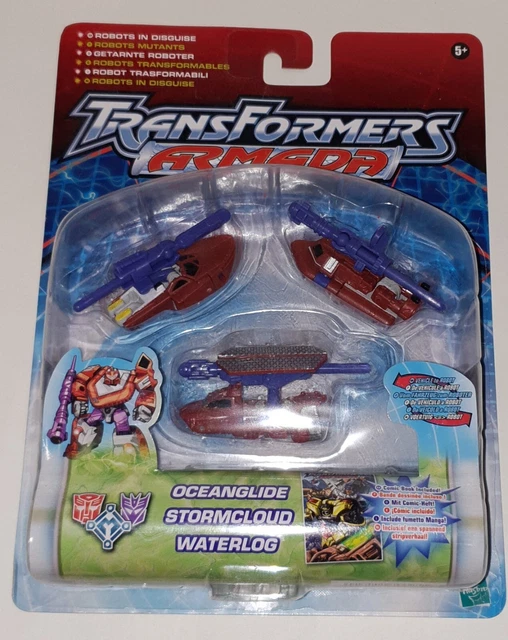 TRANSFORMERS ARMADA OCEANGLIDE Stormcloud Waterloo Minicon Team Mint