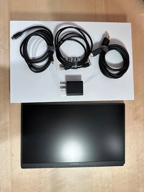 ARZOPA A1 Gamut Slim 14in Portable Monitor 1080p for  PC Phone Xbox PS4/5 Switch