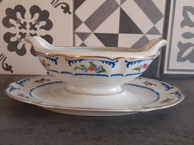 Charles Field Haviland Marjolaine-saucière-porcelaine limoges