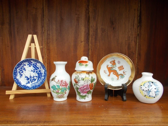 LOT DE 4 soucoupes vintage HEINRICH & CO H&C SELB BAVARIA EUR 21,42
