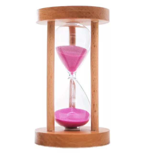 6/8/12/20/25 Minuten Sanduhr Sandglass mit Holzrahmen Tischdeko Timer für