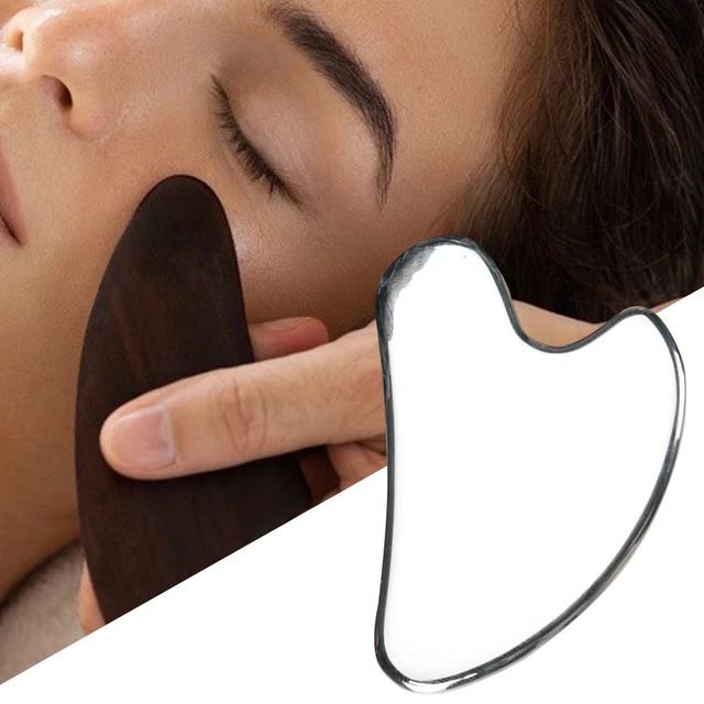 Guasha Tool Absorb Facial Essences Massage Tool Stainless Steel Scraping Board