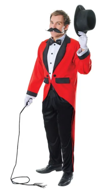 Bristol Novelty AC163 Circus Ringmaster Costume Set   Adult   Multicolor, Red, 4