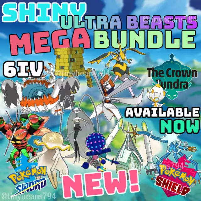 Bundle Ultra Beast – Shiny and No – 6IV – Pokemon Sword Shield - Pokemon  Valley