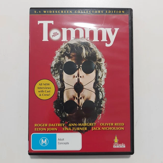 Tommy The Movie DVD All Regions (1975 Movie) Jack Nicholson/Elton John