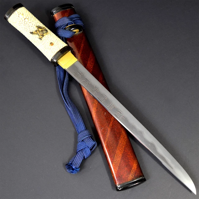 ANTIQUE NIHONTO JAPANESE KATANA SWORD TANTO SUKEMUNE 助宗 signed w ...