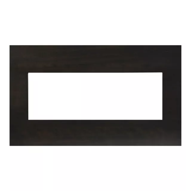 Amantii Panorama Contemporary Birch Wood Mantel for BI-40-XTRASLIM in Black