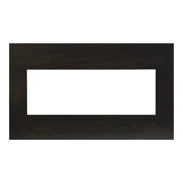 Amantii Panorama Contemporary Birch Wood Mantel for BI-40-XTRASLIM in Black