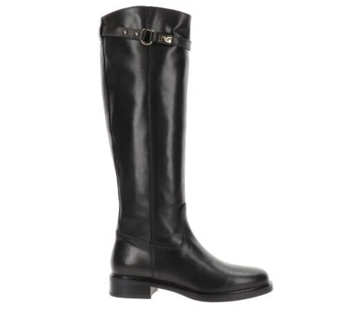 NeroGiardini Chaussures I308850D Bottes Femme en Cuir Fermeture à Glissière