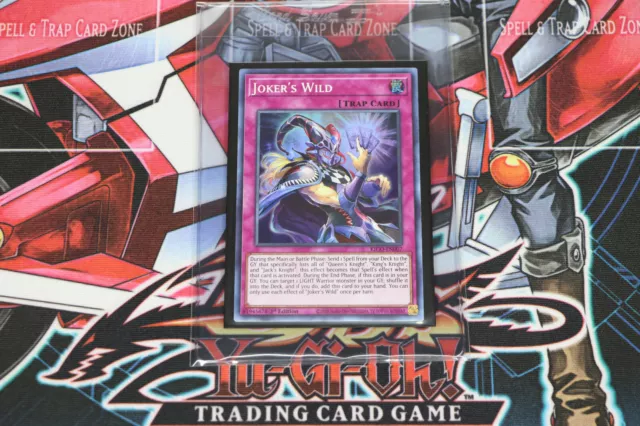 YuGiOh Trap Card Joker's Wild KICO-EN007 1st Edition Super Rare