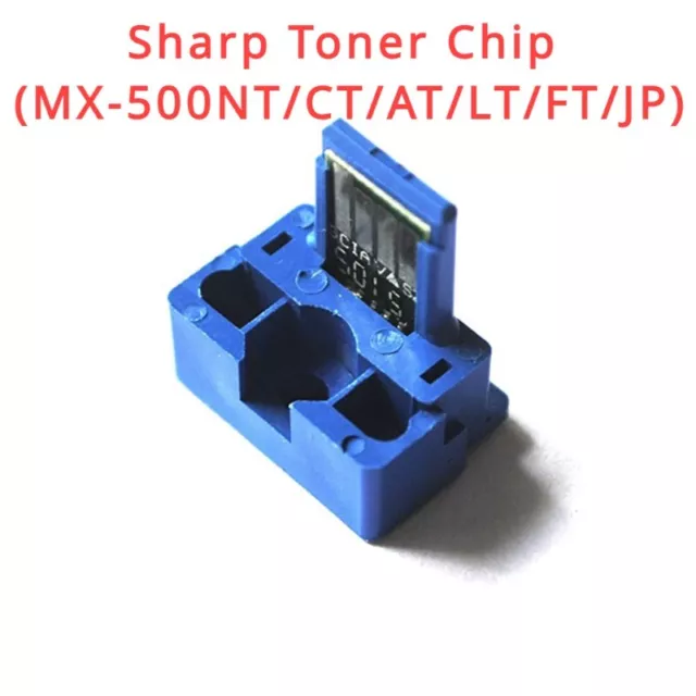 4x (MX-500NT/CT/AT/LT/FT/JP) Toner Chip for Sharp MX-M283N, M363N, M453N, M503N