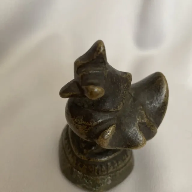 Antique 19th Century Asian Burmese Bronze Bird Opium Weight 321 g 2