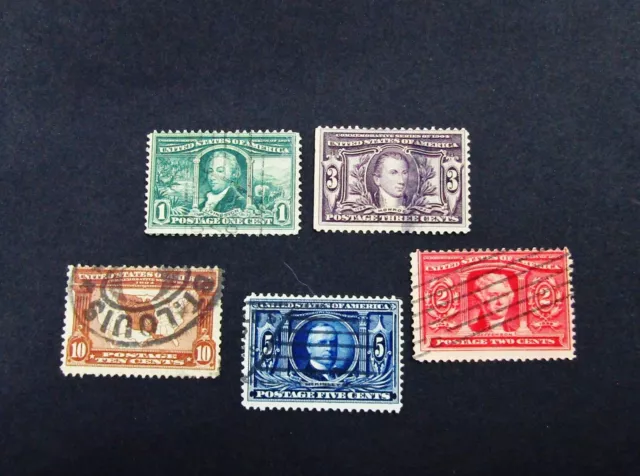 nystamps US Stamp # 323//327 Used    M29x056