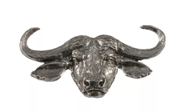 Creative Pewter Designs Cape Buffalo Premium Lapel Pin or Magnet, M090PR