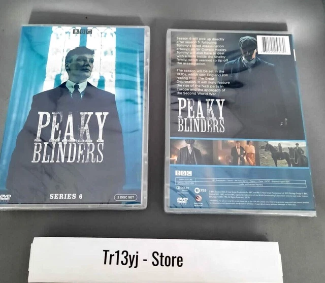 PEAKY BLINDERS TV Series Season 6 Complete Sixth Collection DVD Box Set New £12.39 PicClick UK