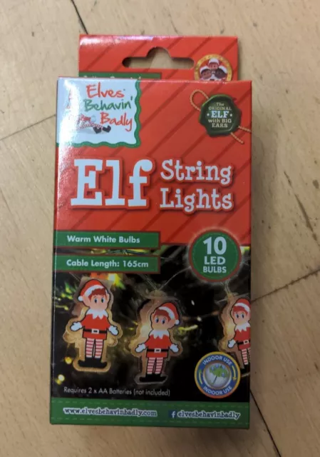 *NEW BOXED* Elf On The Shelf Elves Behavin' Badly Dream Night Light