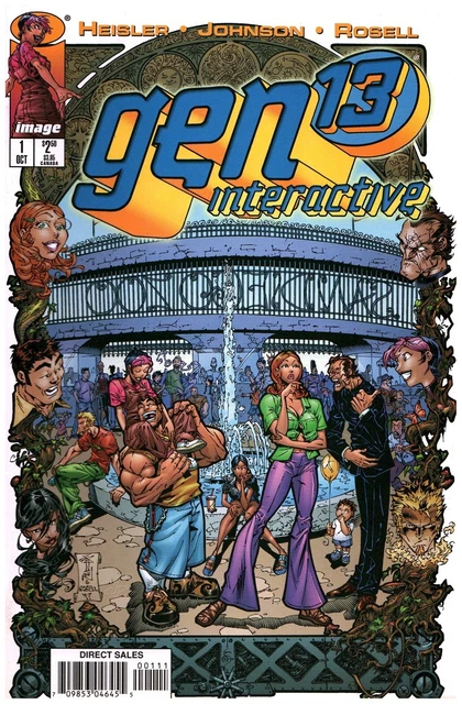 Image Comics Gen 13 Interactive Comic Book #1 (1997) High Grade