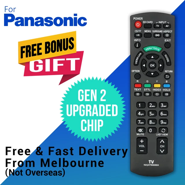 NEW TV Remote N2QAYB000485 For Panasonic 32-85 TV N2QAYB000321