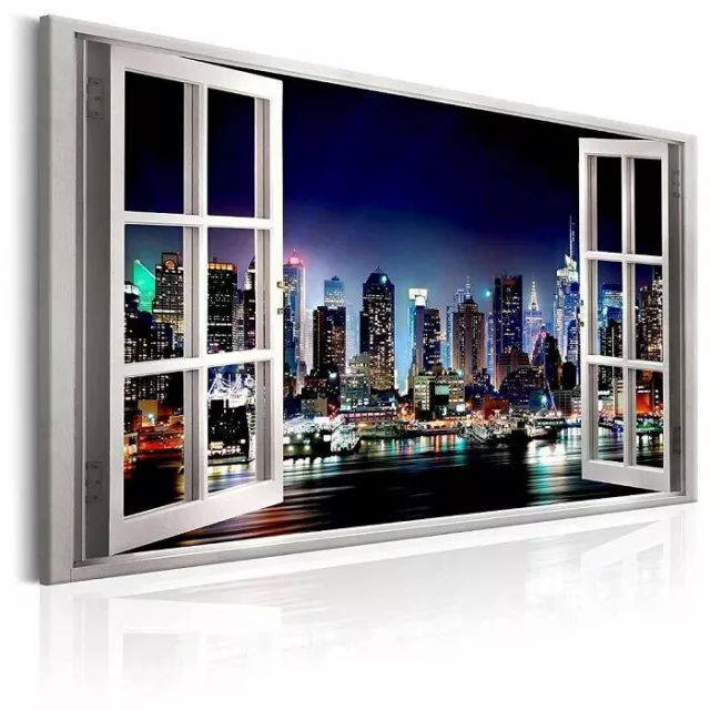 Cuadro en Lienzo ´ 120 x 80 cm Nr. 5003 ventana New York