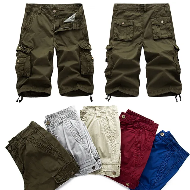 Pantalones Cortos Tácticos Militares De Combate Cargo Para Hombre Pantalones ”