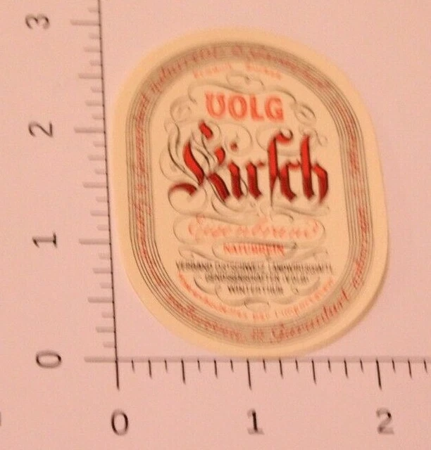 Vintage Volg Eigenbrand Naturrein label