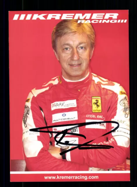 Freddy Kremer Autogrammkarte Original Signiert Motorsport + A 210438